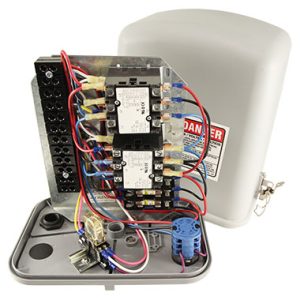 Caja eléctrica de rebombeo para Pivots Lindsay